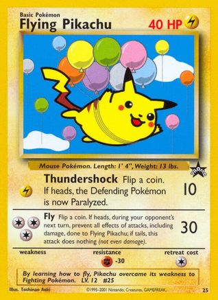 Flying Pikachu (25) [WoTC Promo] - Deck Out Gaming
