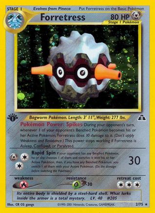 Forretress (2) (2) [Neo Discovery] 1st Edition Holofoil - Deck Out Gaming