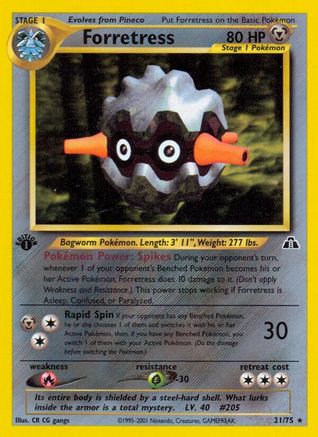 Forretress (21) (21) [Neo Discovery] 1st Edition - Deck Out Gaming