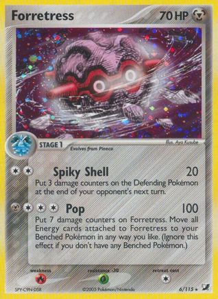 Forretress (6) [Unseen Forces] Holofoil - Deck Out Gaming