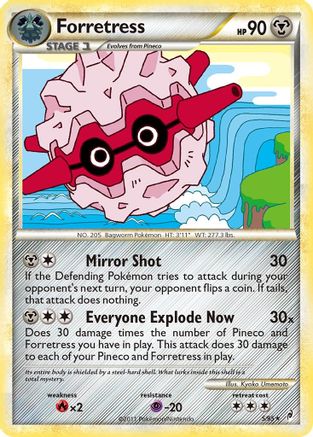 Forretress (5) [Call of Legends] Reverse Holofoil - Deck Out Gaming