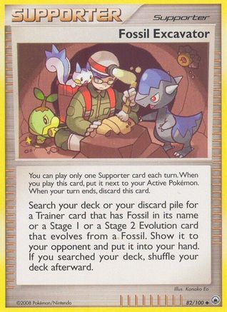 Fossil Excavator (82) [Majestic Dawn] Reverse Holofoil - Deck Out Gaming