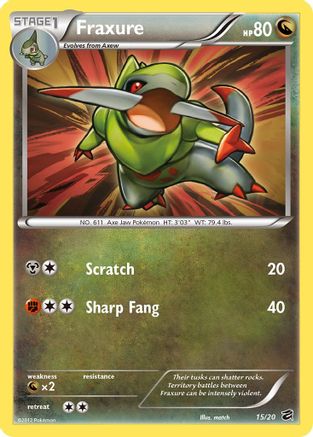 Fraxure (15) (15) [Dragon Vault] Holofoil - Deck Out Gaming