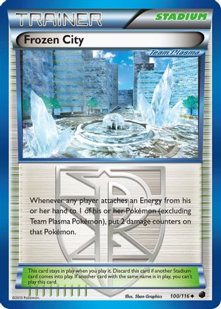 Frozen City (Team Plasma) (100) [Plasma Freeze] - Deck Out Gaming