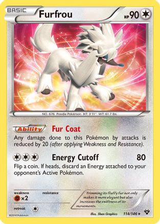 Furfrou (114) [XY Base Set] Holofoil - Deck Out Gaming