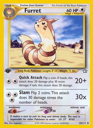 Furret (35) [Neo Genesis] 1st Edition - Deck Out Gaming
