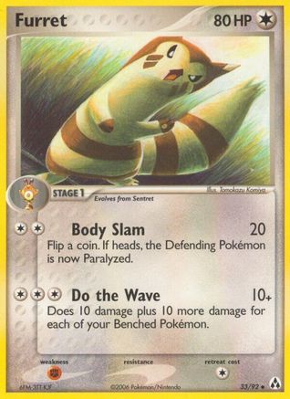 Furret (33) [Legend Maker] Reverse Holofoil - Deck Out Gaming