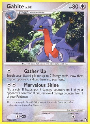 Gabite (48) [Mysterious Treasures] Reverse Holofoil - Deck Out Gaming