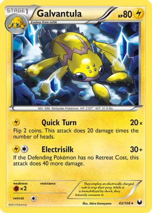 Galvantula (43) [Dark Explorers] Reverse Holofoil - Deck Out Gaming