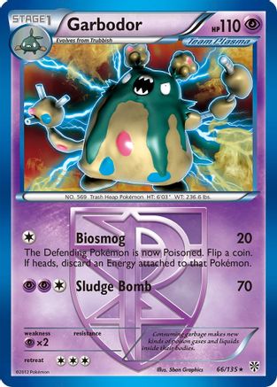 Garbodor (Team Plasma) (66) (66) [Plasma Storm] Reverse Holofoil - Deck Out Gaming