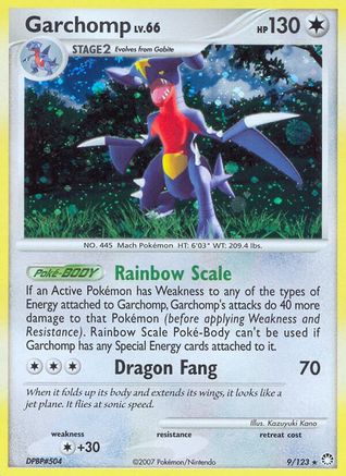 Garchomp (9) [Mysterious Treasures] Reverse Holofoil - Deck Out Gaming