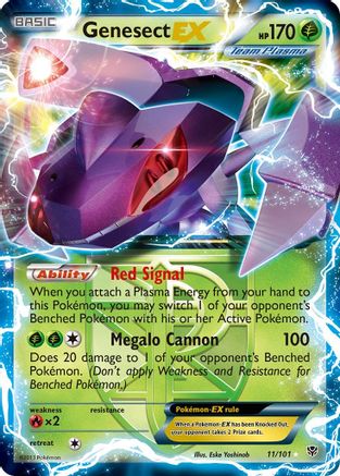Genesect EX (Team Plasma) (11) [Plasma Blast] Holofoil - Deck Out Gaming