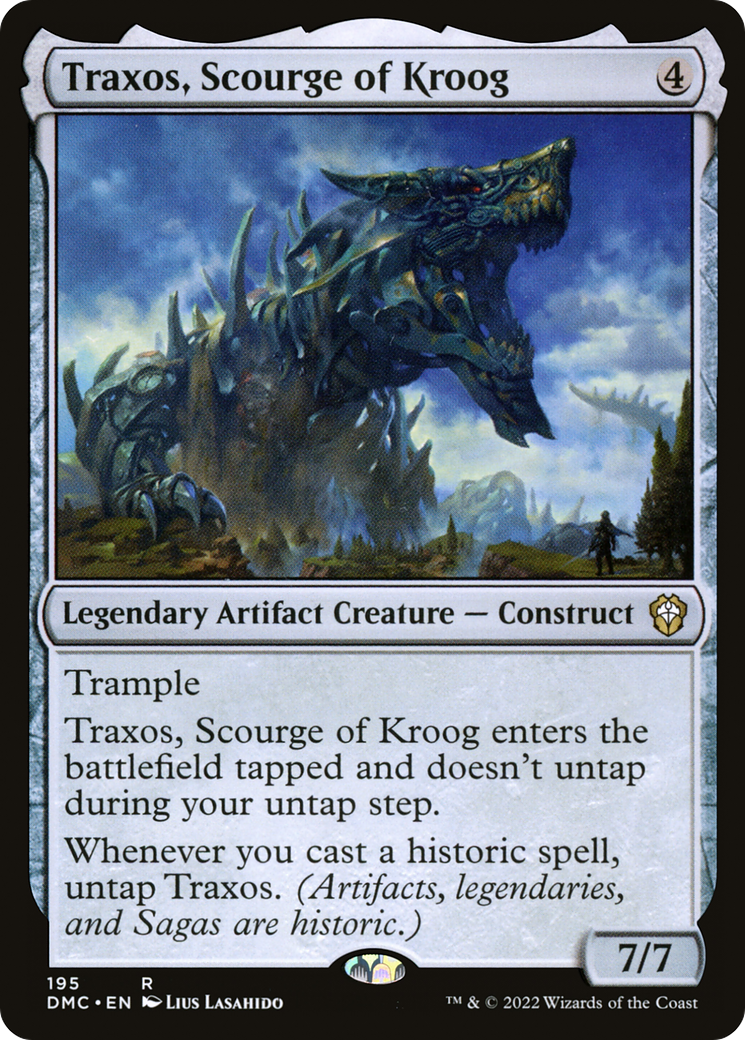 Traxos, Scourge of Kroog (195) [Commander: Dominaria United] - Deck Out Gaming