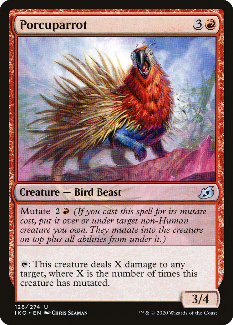 Porcuparrot (128) [Ikoria: Lair of Behemoths] - Deck Out Gaming