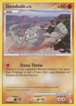 Geodude (1) [DP Trainer Kit: Manaphy & Lucario] - Deck Out Gaming