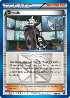 Ghetsis (Team Plasma) (101) [Plasma Freeze] Reverse Holofoil - Deck Out Gaming