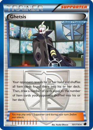 Ghetsis (Team Plasma) (101) [Plasma Freeze] - Deck Out Gaming