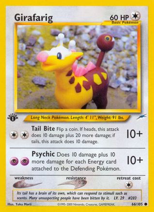 Girafarig (66) [Neo Destiny] 1st Edition - Deck Out Gaming