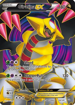 Giratina EX (124 Full Art) (124) [Dragons Exalted] Holofoil - Deck Out Gaming