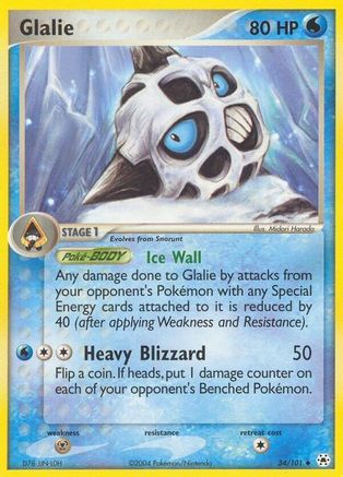 Glalie (34) [Hidden Legends] - Deck Out Gaming