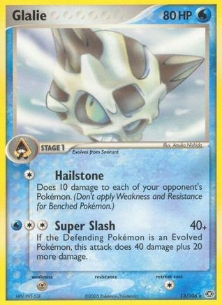 Glalie (13) [Emerald] - Deck Out Gaming