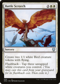 Battle Screech (59) [Phyrexia: All Will Be One Commander] - Deck Out Gaming