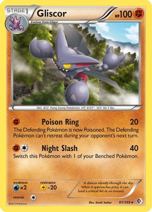 Gliscor (81) [Boundaries Crossed] Holofoil - Deck Out Gaming