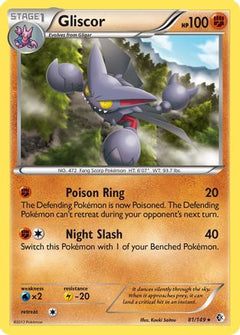 Gliscor (81) [Boundaries Crossed] Reverse Holofoil - Deck Out Gaming