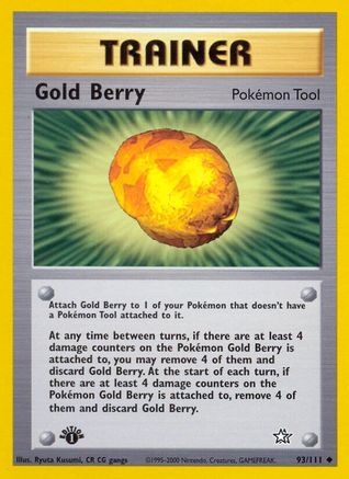 Gold Berry (93) [Neo Genesis] 1st Edition - Deck Out Gaming