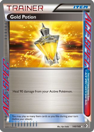 Gold Potion (140) [Boundaries Crossed] Holofoil - Deck Out Gaming
