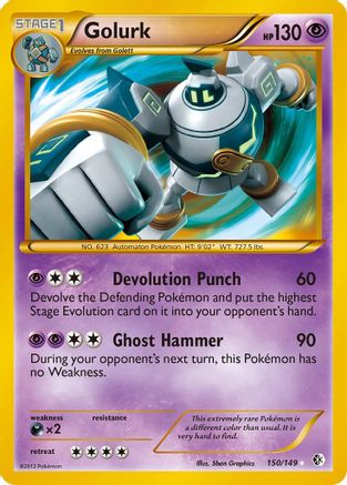 Golurk (150) [Boundaries Crossed] Holofoil - Deck Out Gaming