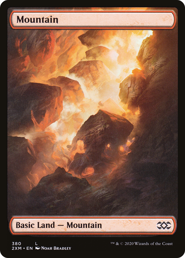 Mountain (380) (380) [Double Masters] foil - Deck Out Gaming