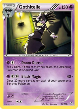 Gothitelle (57) [Dragons Exalted] Reverse Holofoil - Deck Out Gaming