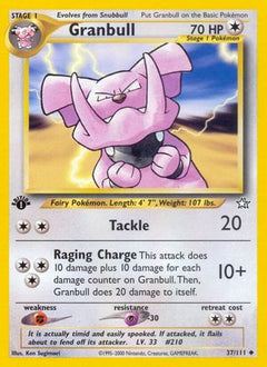 Granbull (37) [Neo Genesis] 1st Edition - Deck Out Gaming