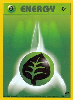 Grass Energy (129) [Gym Challenge] 1st Edition - Deck Out Gaming