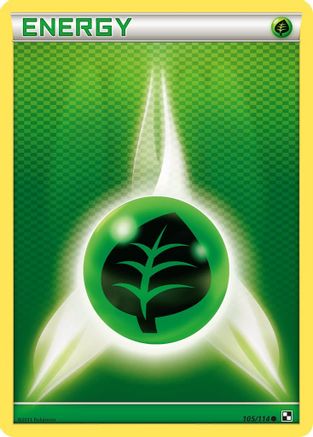 Grass Energy (105) [Black and White] - Deck Out Gaming
