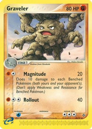 Graveler - 30/97 (30) [Dragon] - Deck Out Gaming