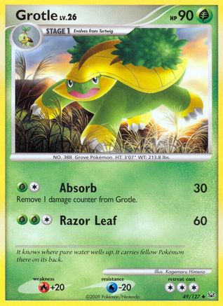 Grotle (49) [Platinum] Reverse Holofoil - Deck Out Gaming