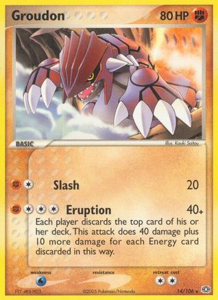 Groudon - 014/106 (14) [Emerald] - Deck Out Gaming
