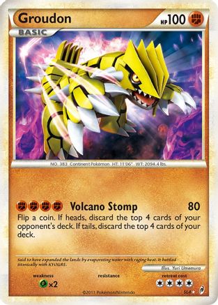 Groudon (Shiny) (SL4) [Call of Legends] Holofoil - Deck Out Gaming