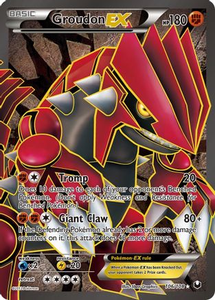 Groudon EX (106 Full Art) (106) [Dark Explorers] Holofoil - Deck Out Gaming
