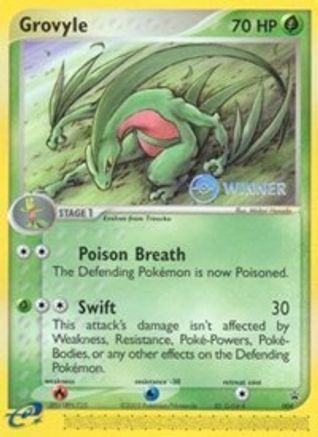 Grovyle - 004 (e-League) [Winner] (4) [Nintendo Promos] - Deck Out Gaming