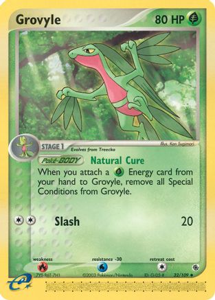 Grovyle - 32/109 (32) [Ruby and Sapphire] Reverse Holofoil - Deck Out Gaming