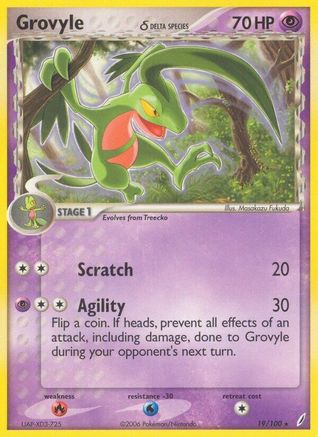Grovyle (Delta Species) (19) [Crystal Guardians] - Deck Out Gaming