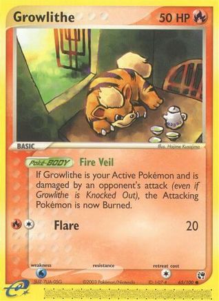 Growlithe (65) [Sandstorm] - Deck Out Gaming