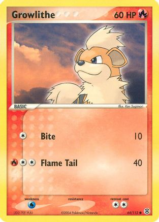 Growlithe (64) [FireRed & LeafGreen] - Deck Out Gaming