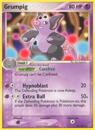 Grumpig (32) [Deoxys] Reverse Holofoil - Deck Out Gaming