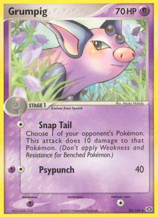 Grumpig - 030/106 (30) [Emerald] Reverse Holofoil - Deck Out Gaming