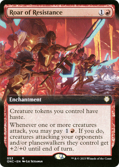 Roar of Resistance (Extended Art) (53) [Commander: Phyrexia: All Will Be One] - Deck Out Gaming