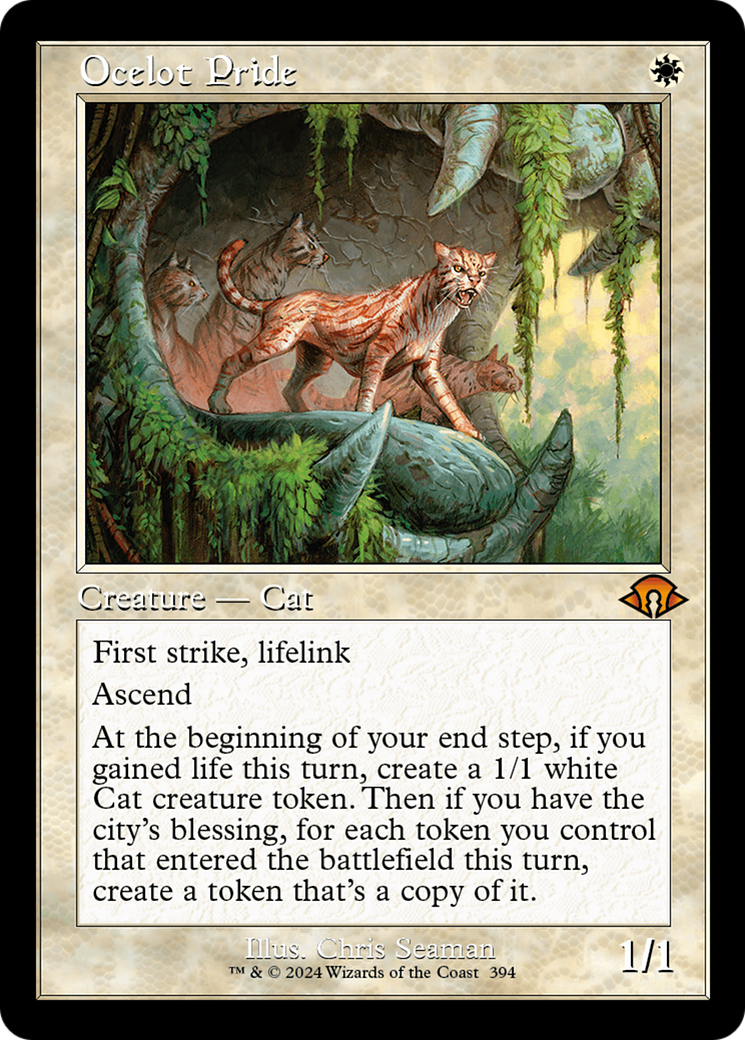 Ocelot Pride (Retro Frame) (394) [Modern Horizons 3] foil - Deck Out Gaming